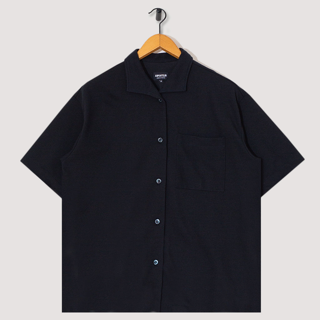 Coral Wide Collar Shirt Midnight Arpenteur Peggs Son