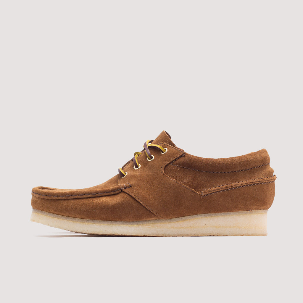 Wallabee Boat - Cola Suede | Clarks | Peggs & son.