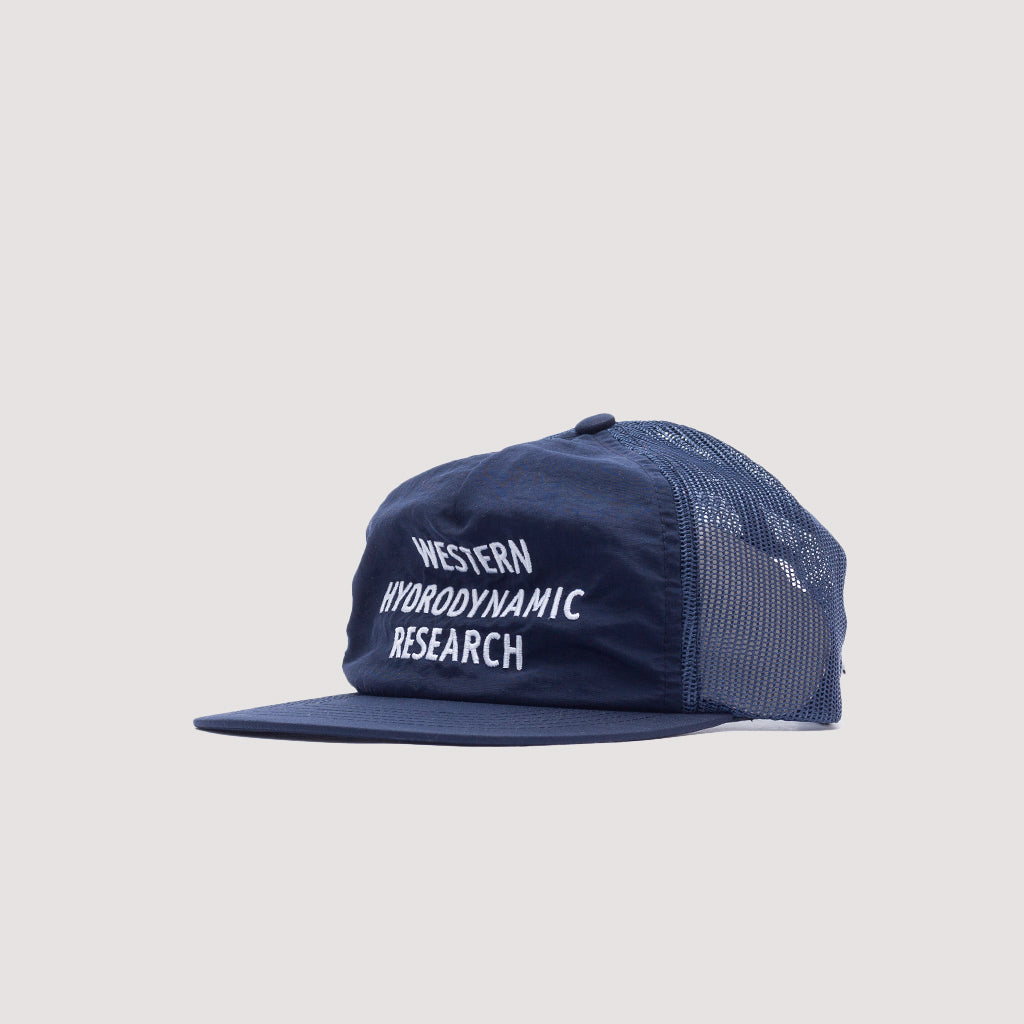 Mesh Nylon Promo Cap - Navy | Western Hydrodynamic Research | Peggs & son.