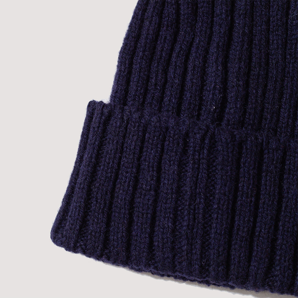 Wool Watch Cap - Navy | Beams Plus | Peggs & Son.