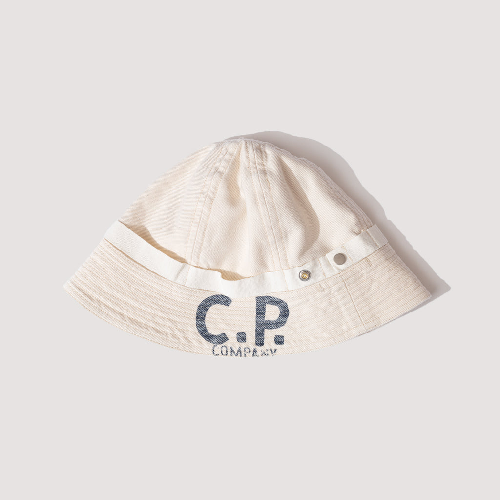 Bucket Hat - Ecru Griege | C.P. Company | Peggs & Son.
