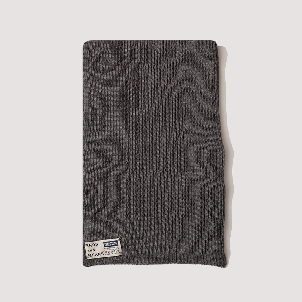 Grandpa Scarf - Mix Grey | Ends and Means | Peggs & Son.