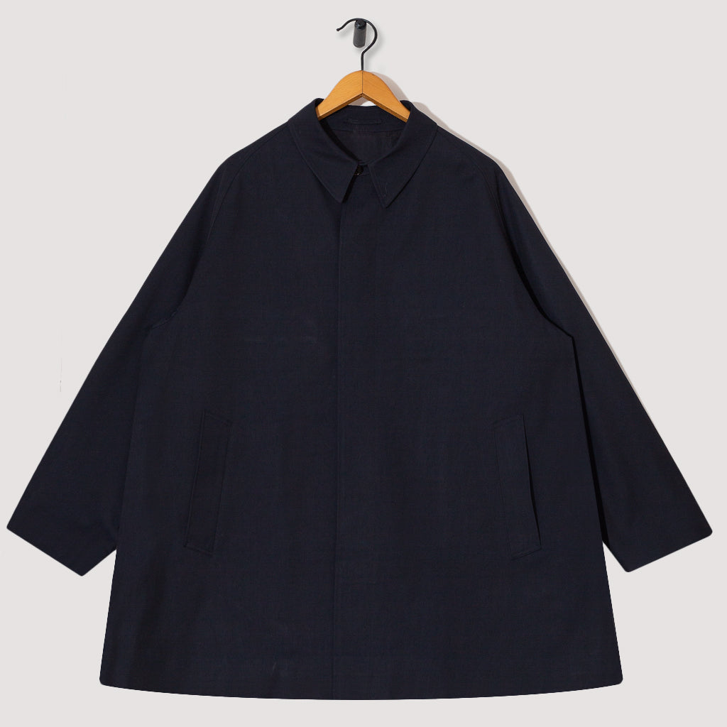 Short Walker Coat - Navy | Kaptain Sunshine | Peggs & Son.