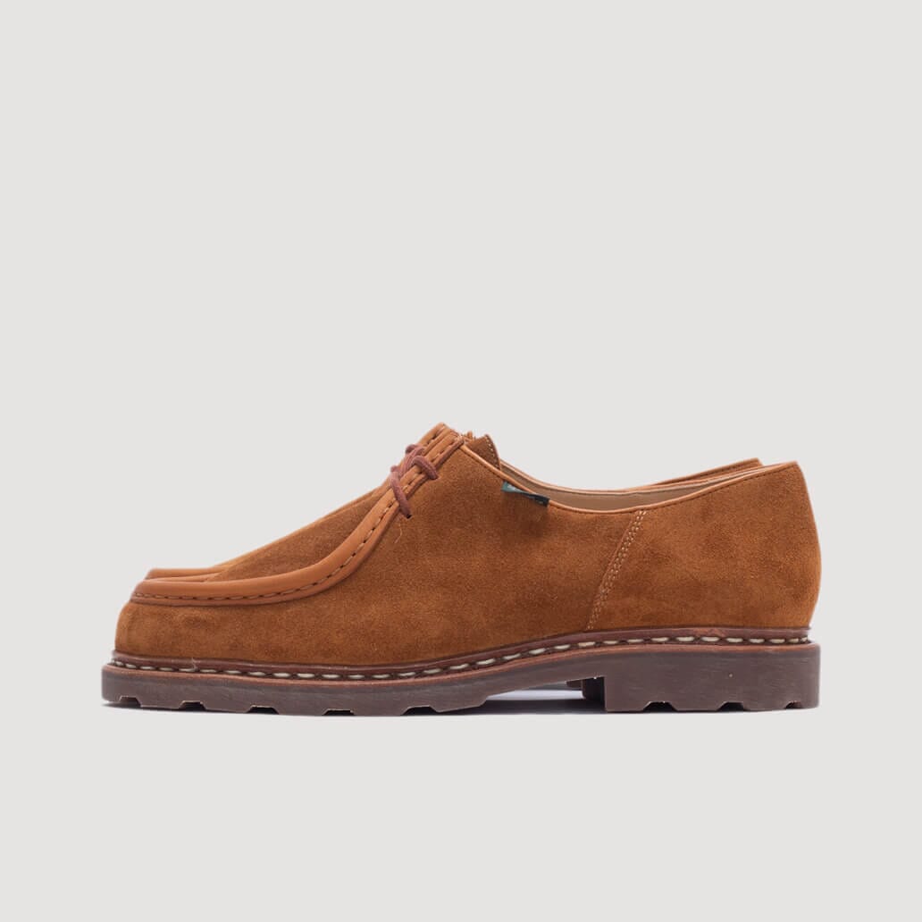 Michael/Marche Noix - Velours Whisky | Paraboot | Peggs & son.