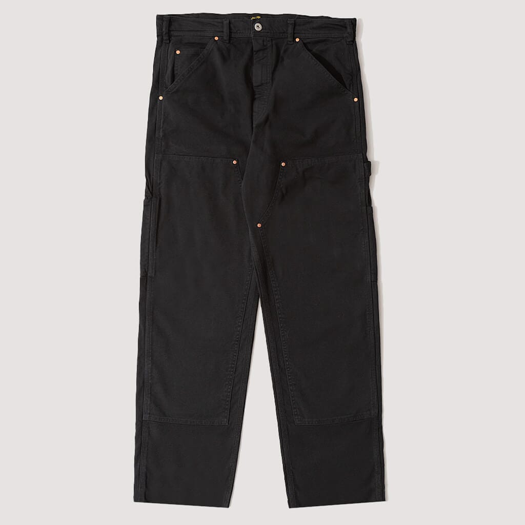 Double Knee Pant - Black Duck | Stan Ray | Peggs & Son.