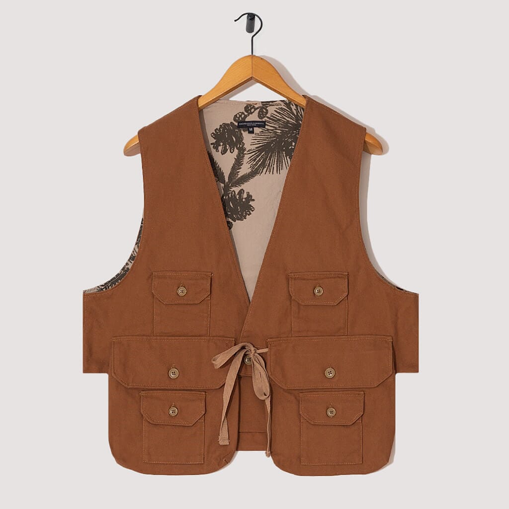 Fowl Vest - Brown | Engineered Garments | Peggs & Son.