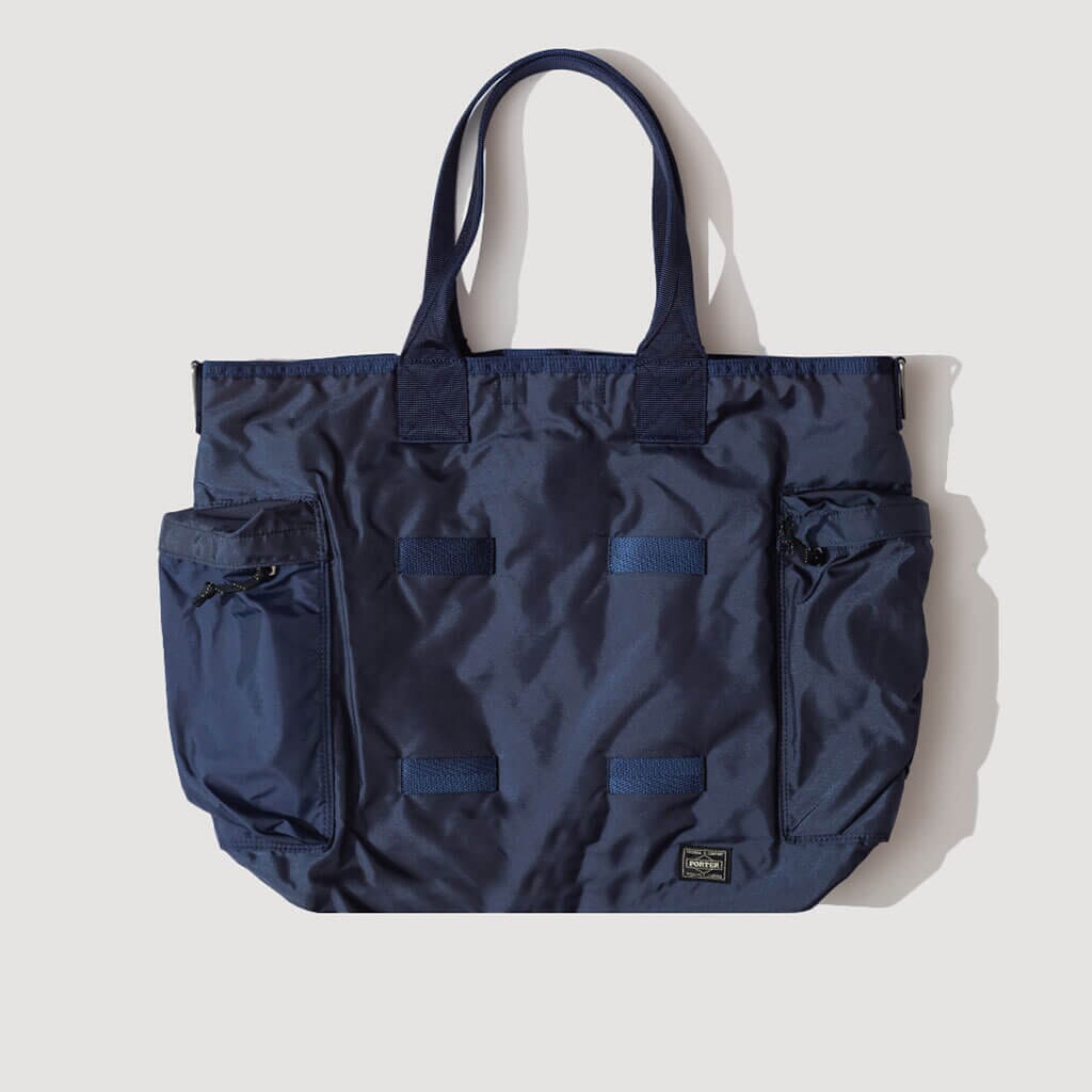 Force 2-Way Tote Bag - Navy | Porter - Yoshida & Co. | Peggs & Son.