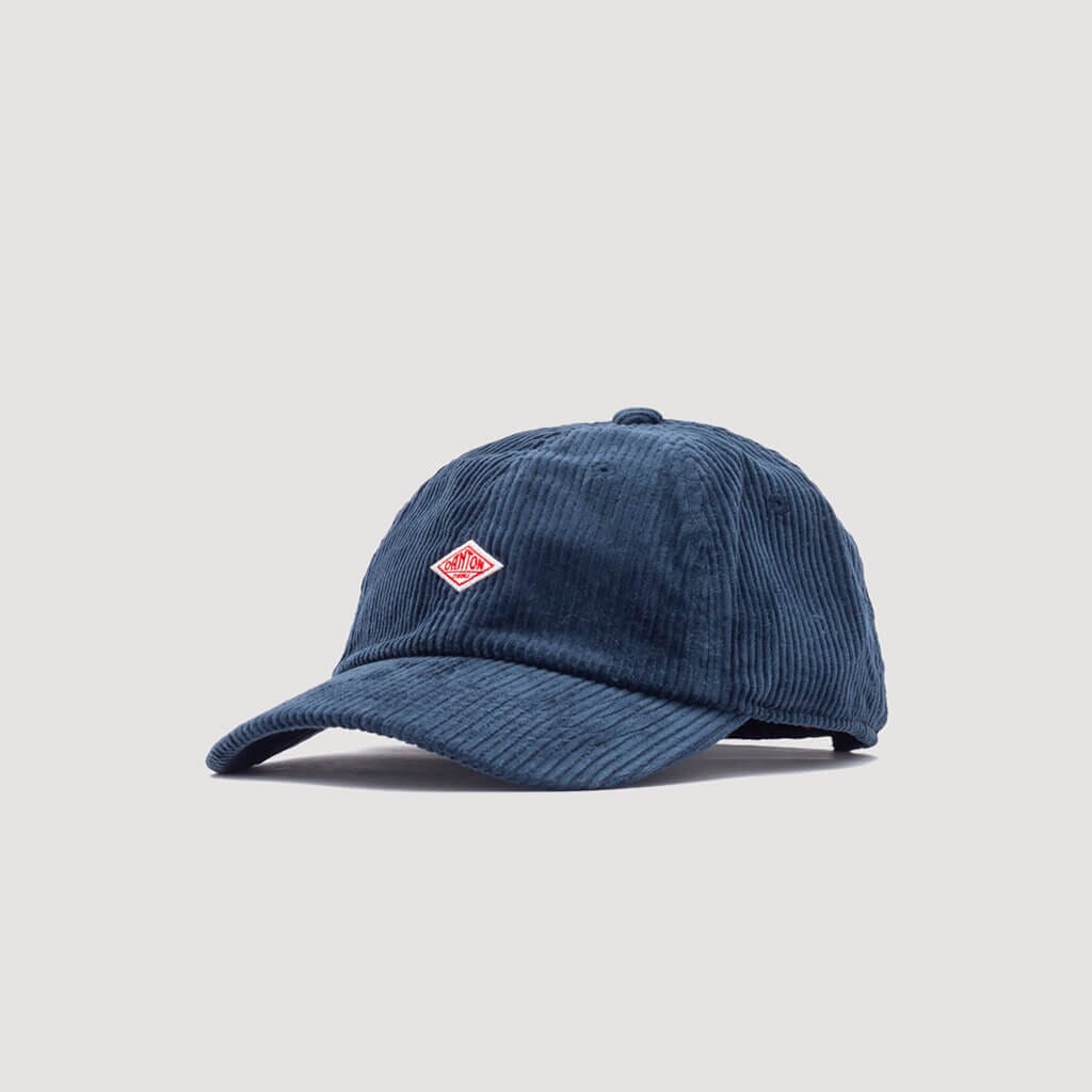 Corduroy 6 Panel Cap - Blue