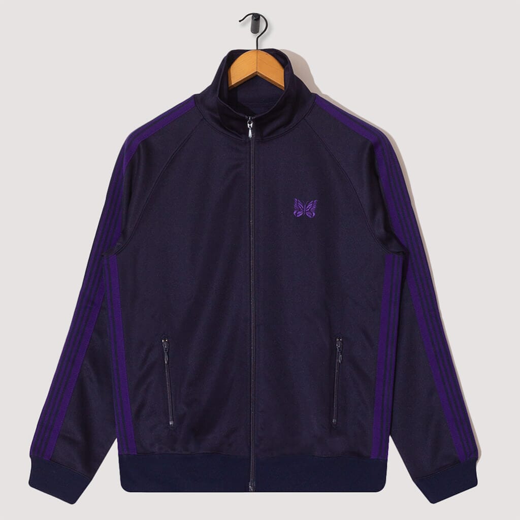 Poly Track Jacket - Navy | Needles | Peggs & Son.