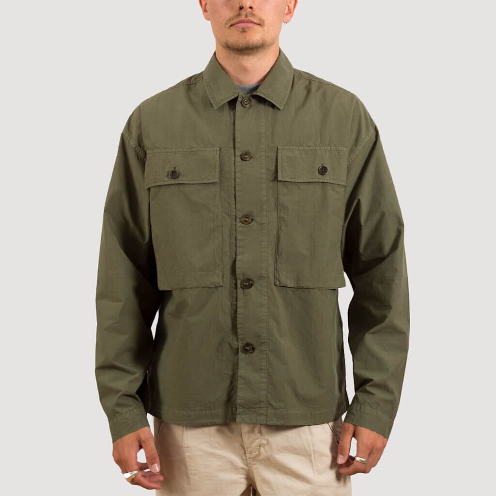 olive army shirt