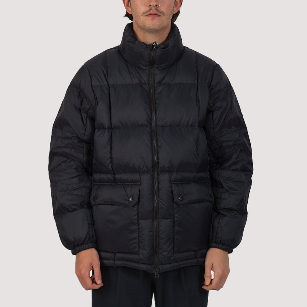 Packable Volume Down Jacket - Black | Taion | Peggs & Son.