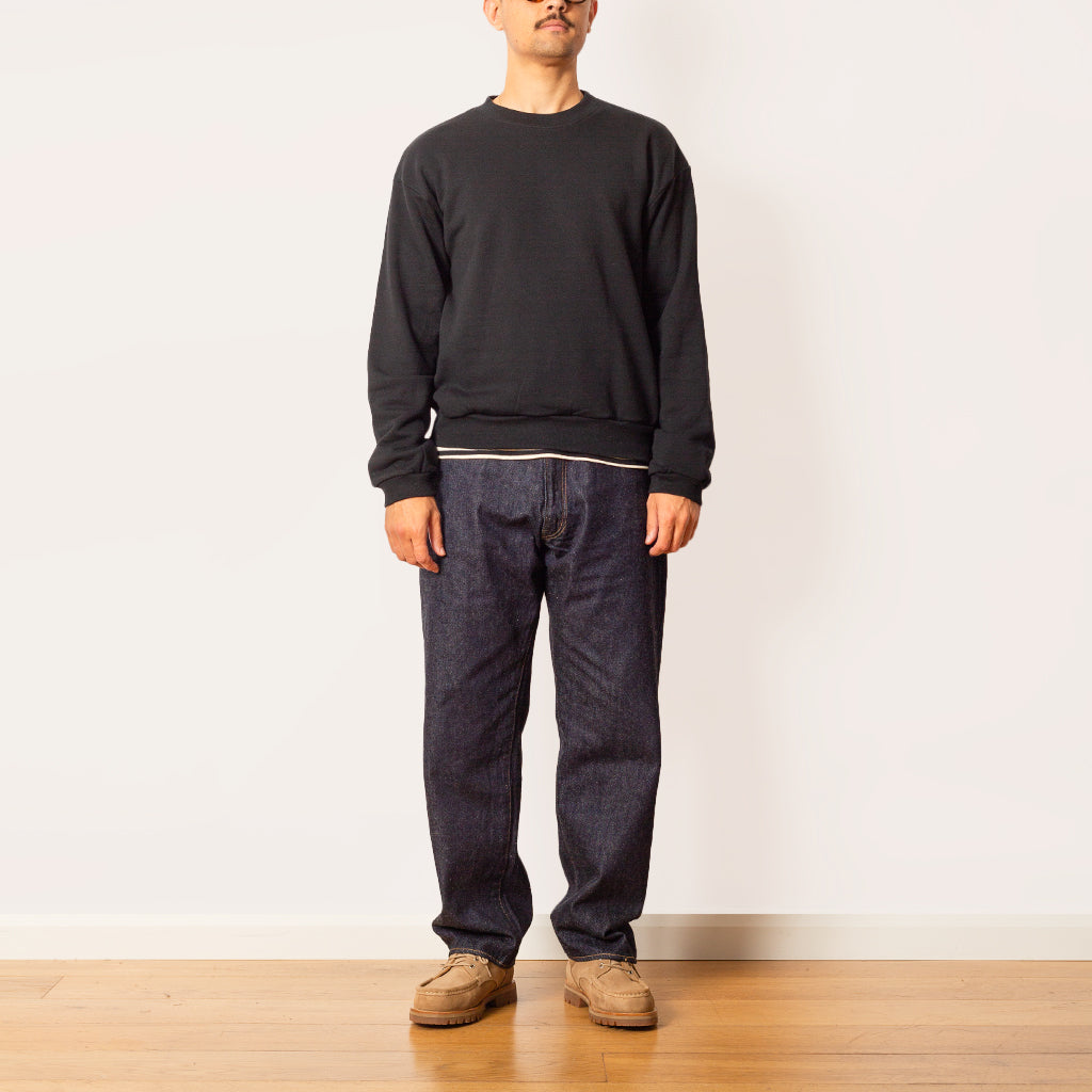 Eco SWT Knit Crew - Black