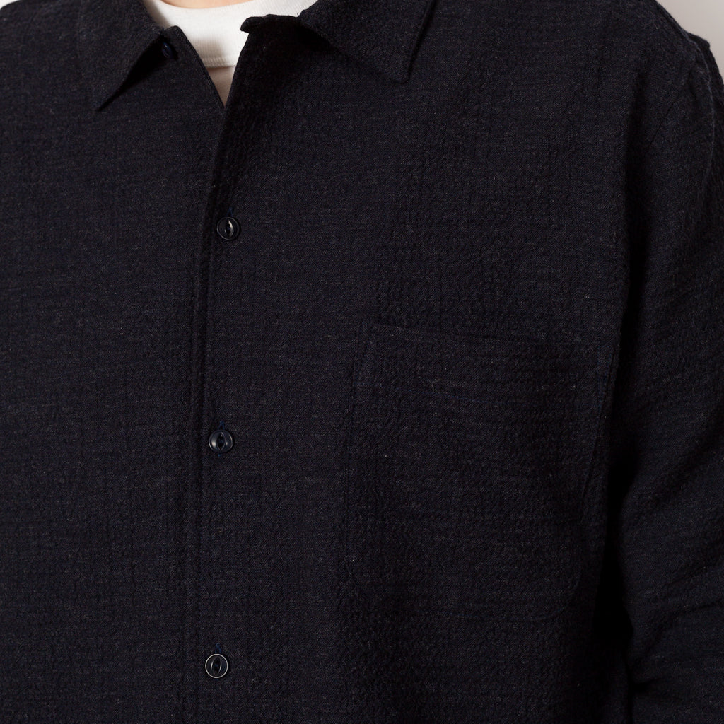 Malick L/S Shirt - Navy