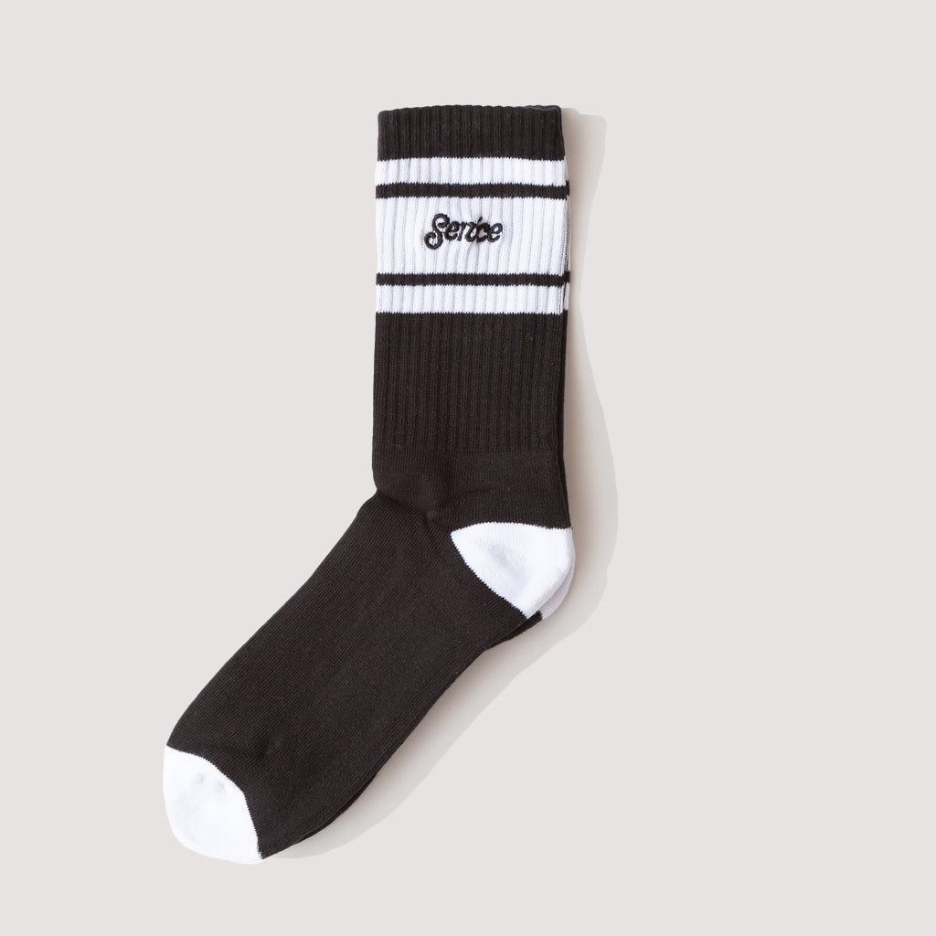 Logo Ringer Socks - Black