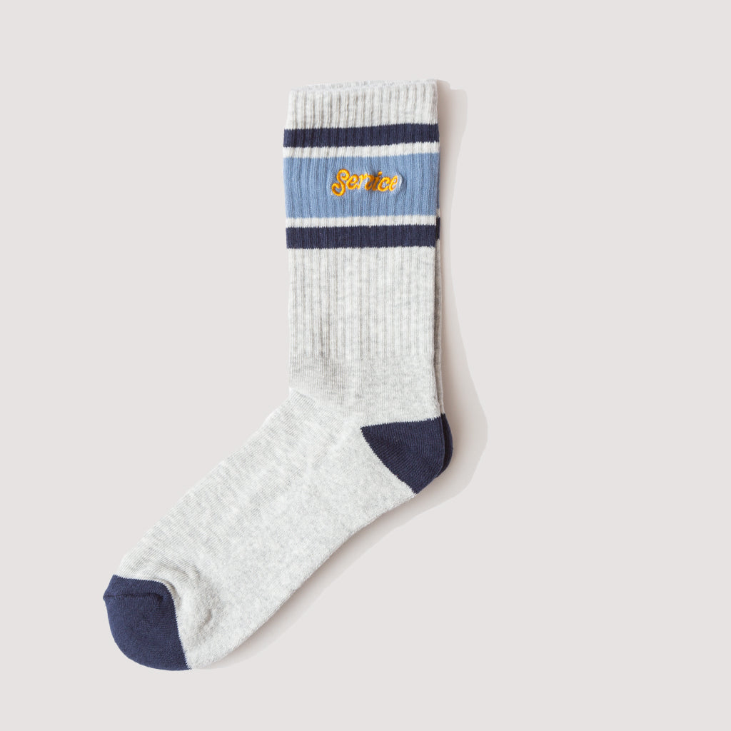 Logo Ringer Socks - Grey