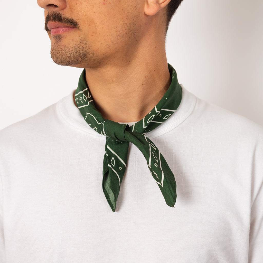 Olive Branch Bandana - Olive