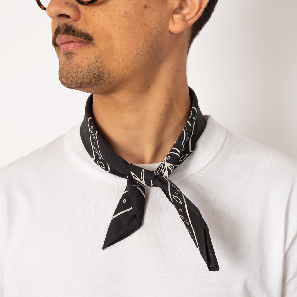 Olive Branch Bandana - Black