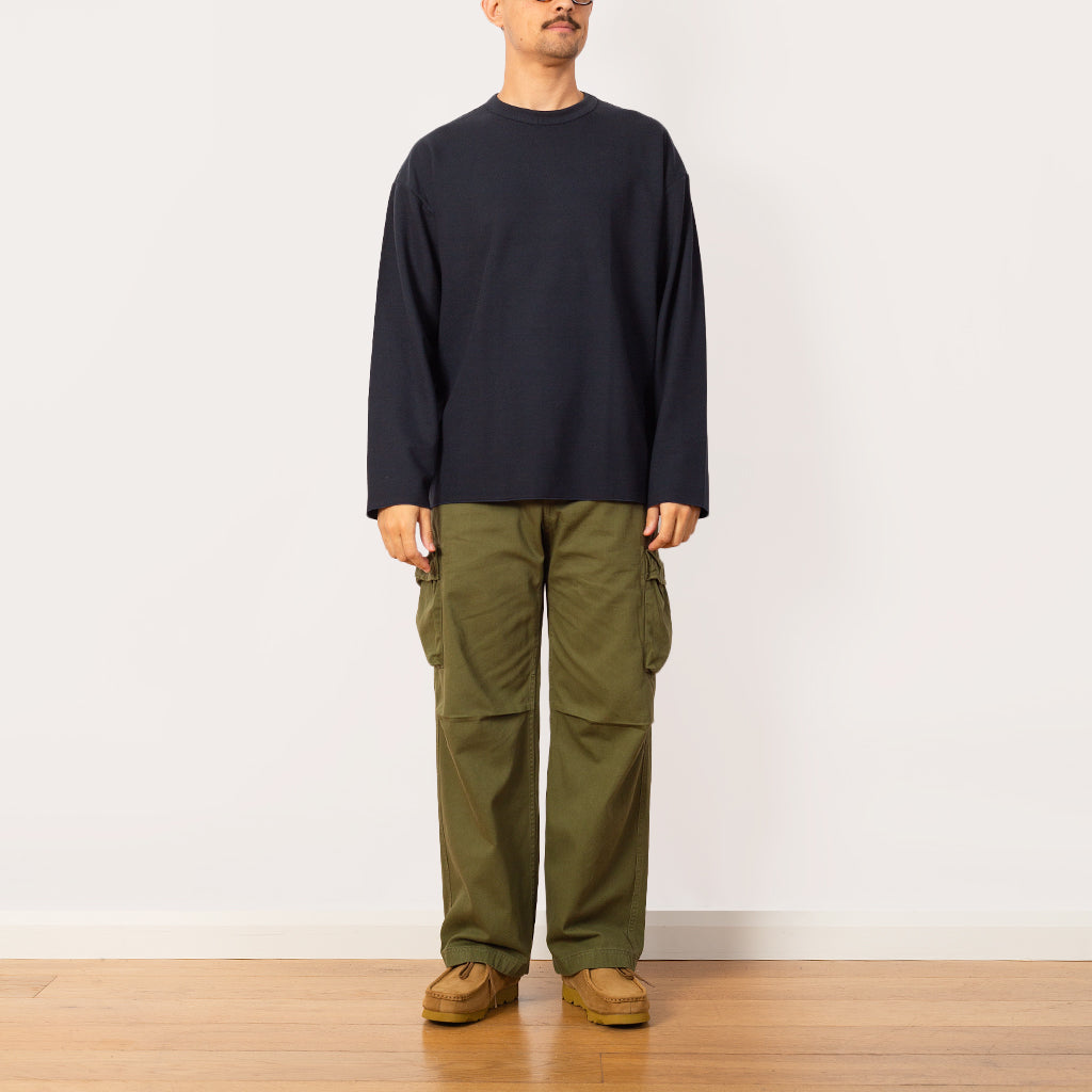 Marine L/S Tee - Midnight