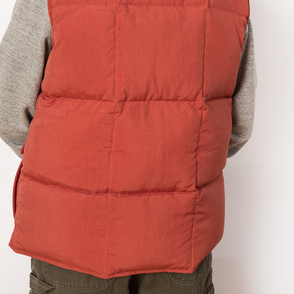 Oxford Down Vest - Orange