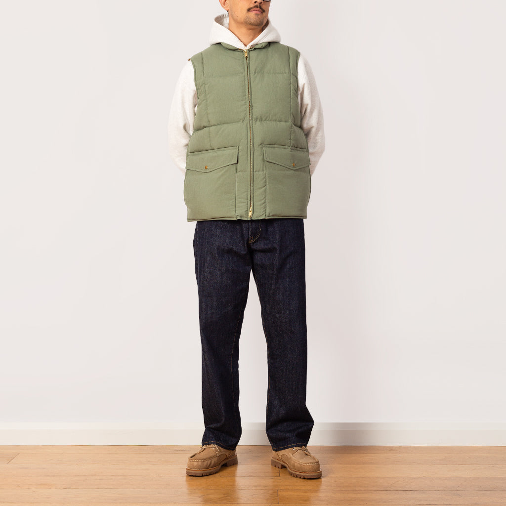 Oxford Down Vest Olive