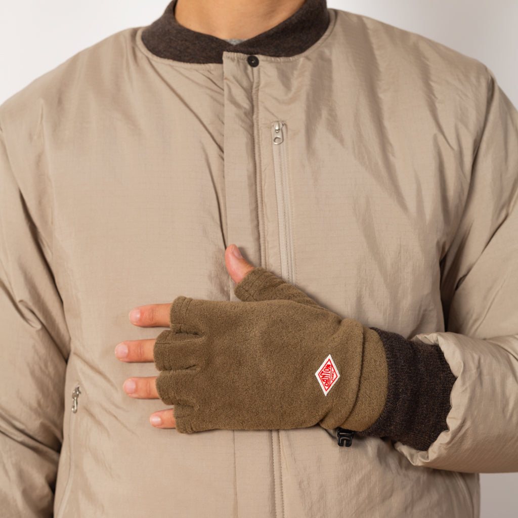 Fleece Gloves - Khaki