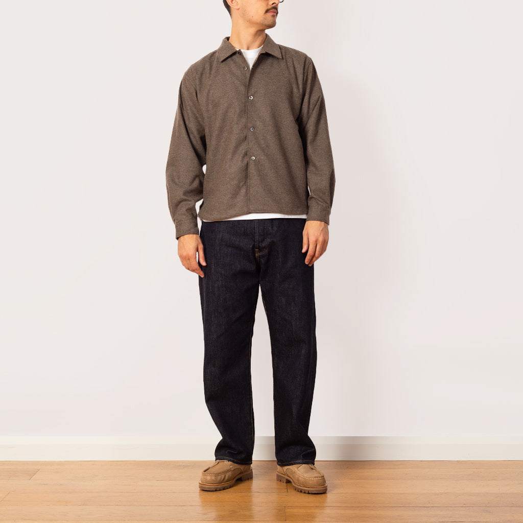 Wool Shirt - Beige