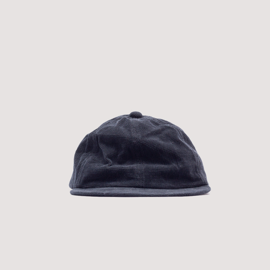 6 Panel Cap - Cord Black