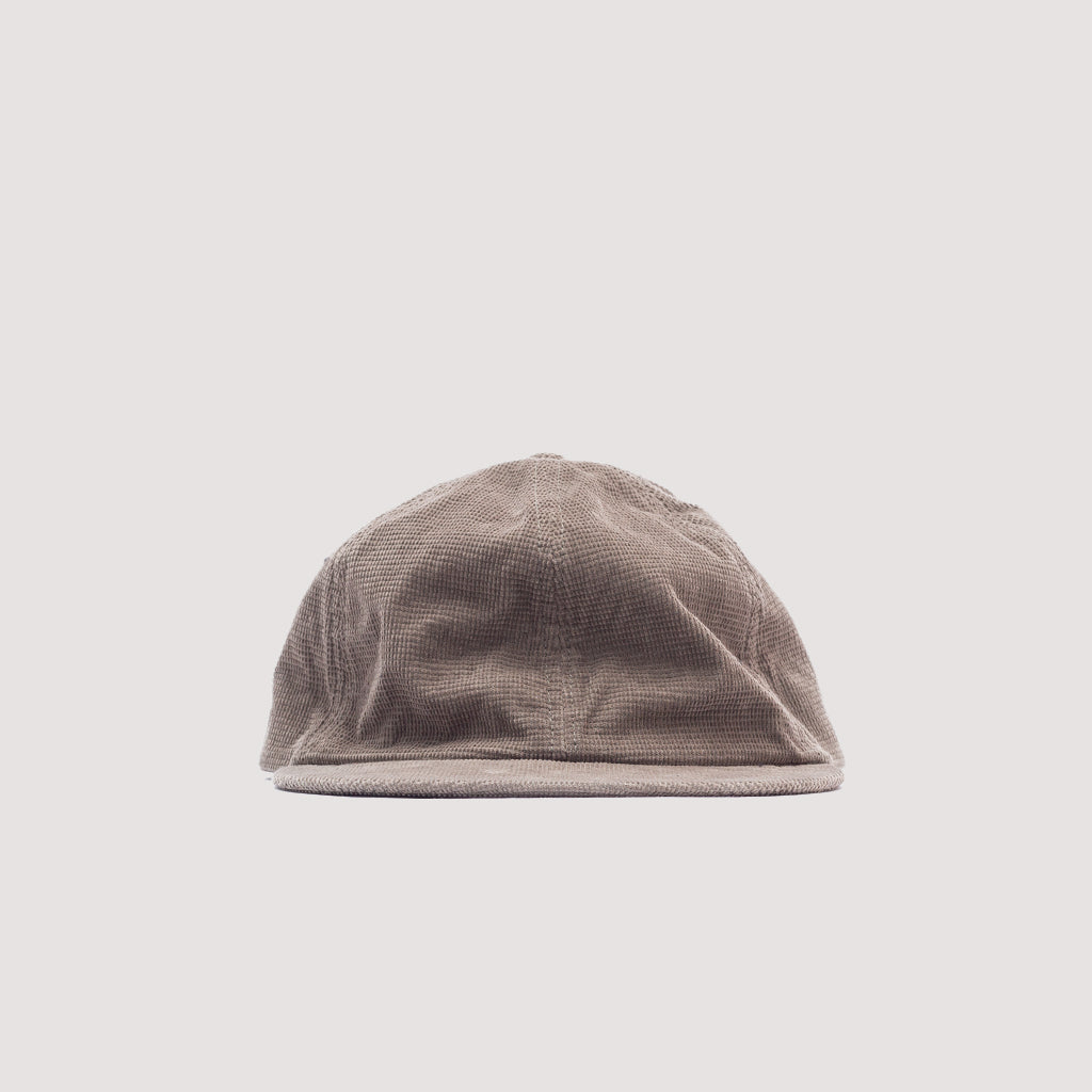 6 Panel Cap - Cord Khaki