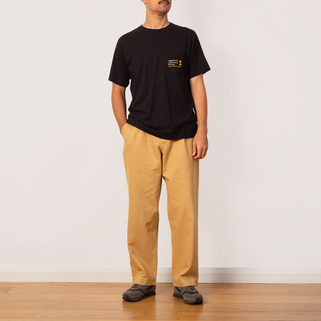 Print Pocket Tee - Black