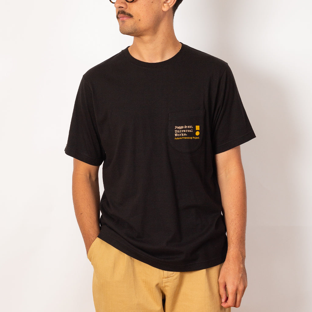 Print Pocket Tee - Black