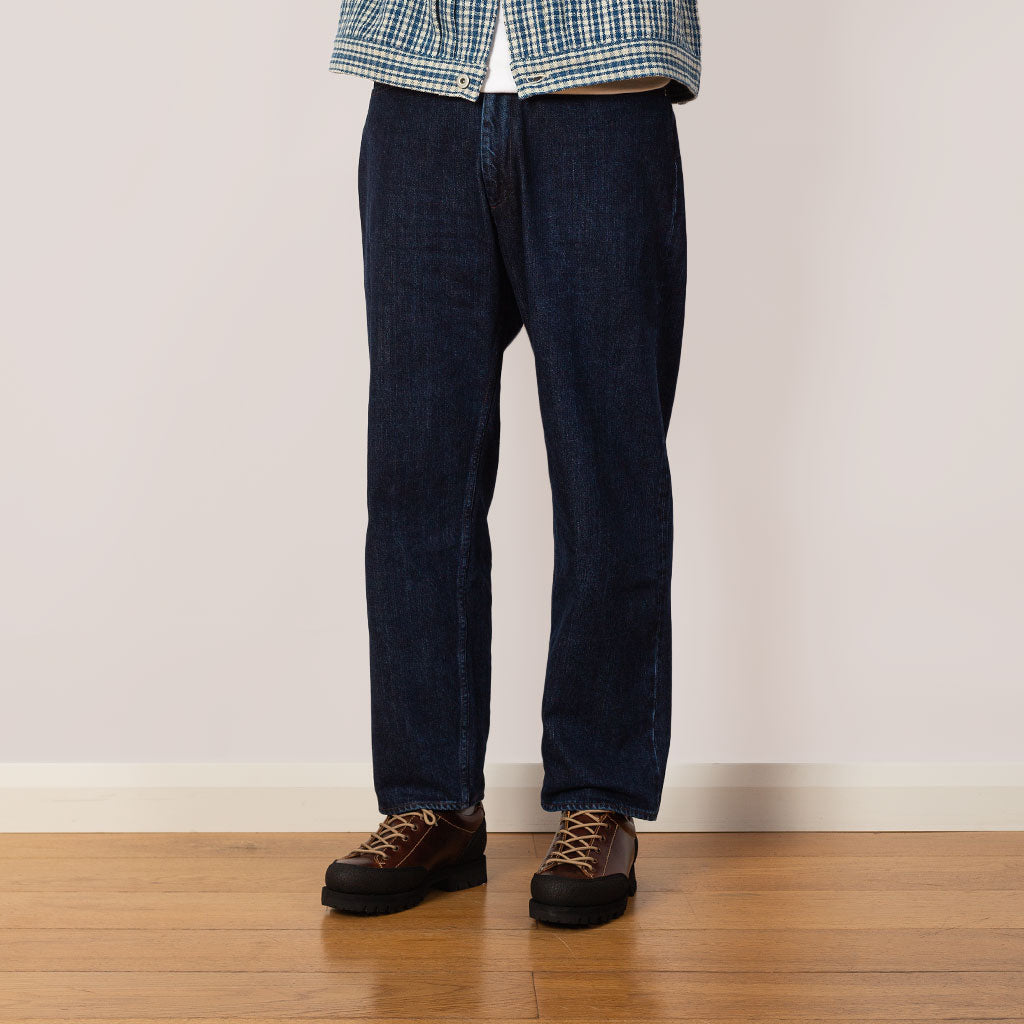 Standard 5 Pocket Denim 13oz - Washed Indigo | Ends and Means | Peggs & son.