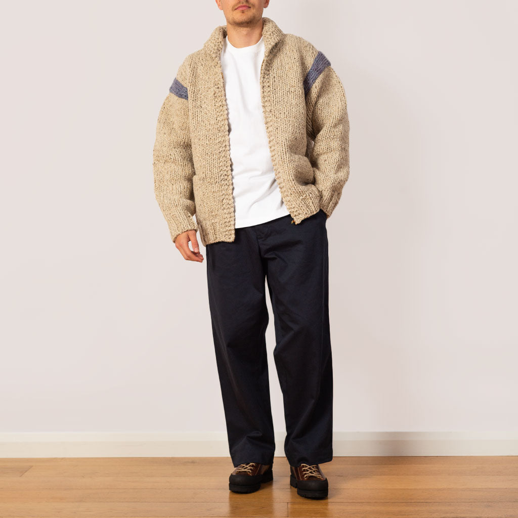 Hand Knit Cowichan - Ivory | Visvim | Peggs & son.