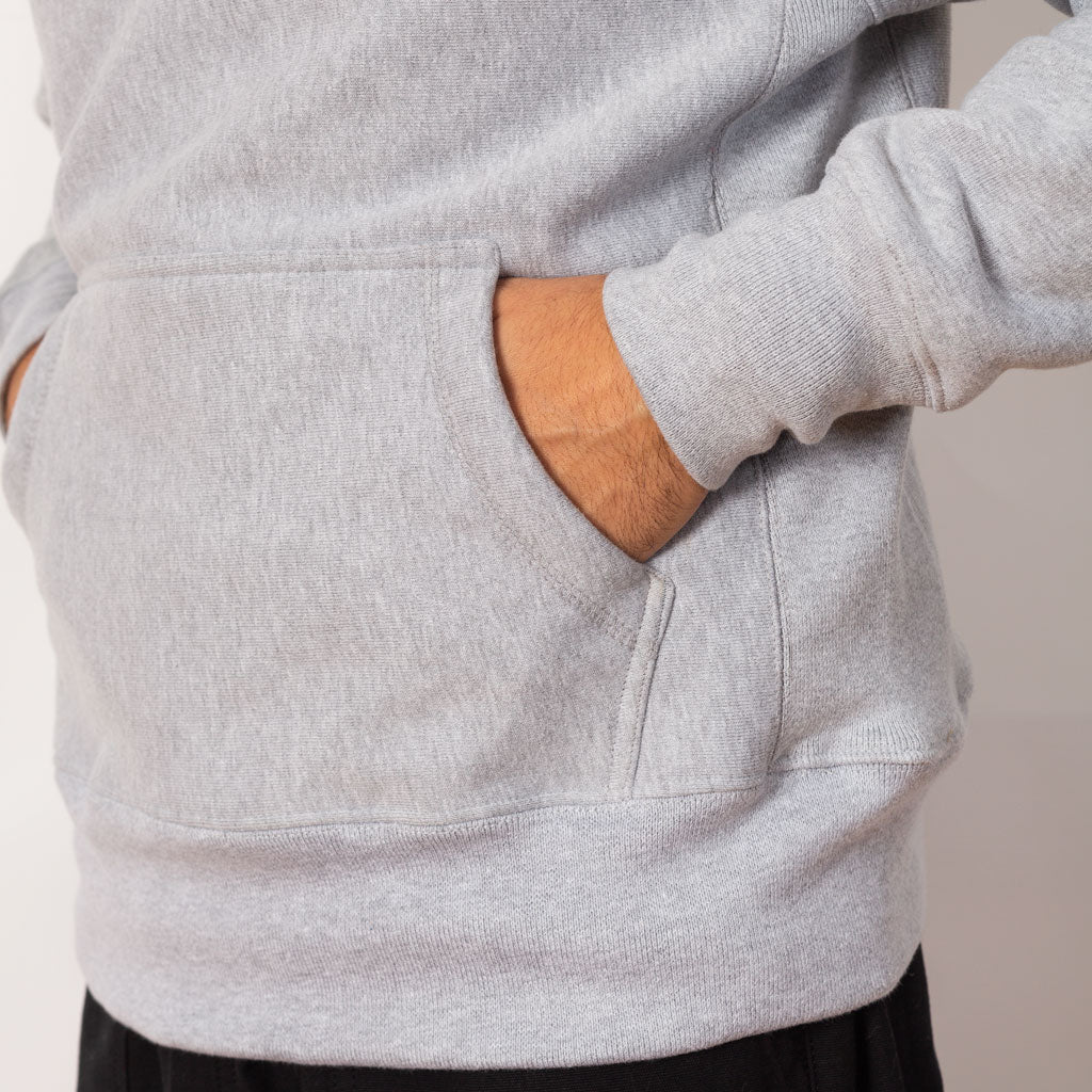 Super Weight Hoodie - Heather Grey