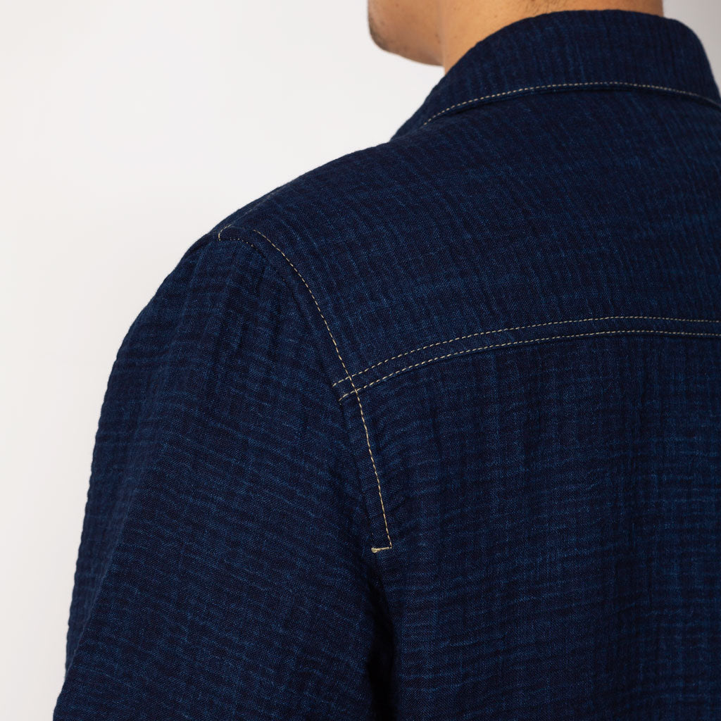 Assembly Jacket - Indigo Waffle