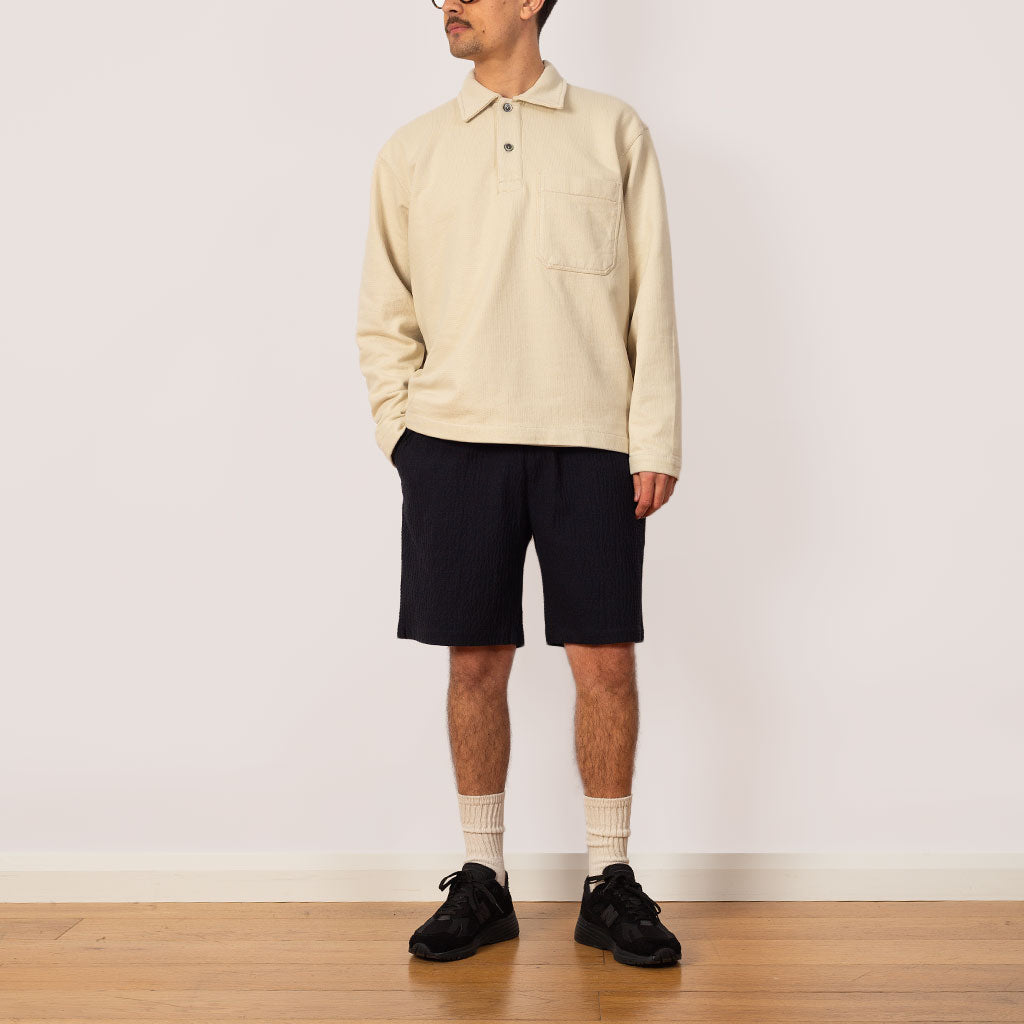 Fraser Loopback Polo - Oatmeal