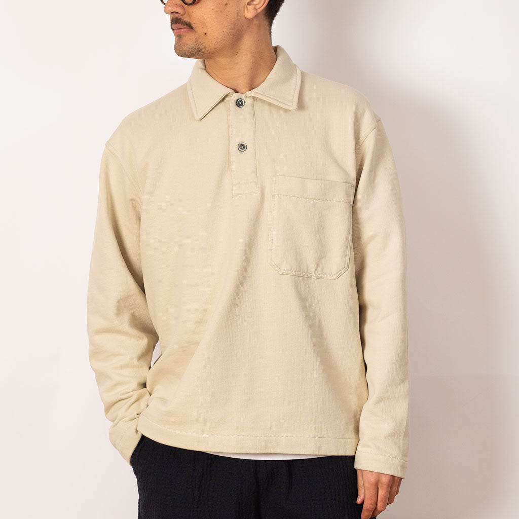 Fraser Loopback Polo - Oatmeal