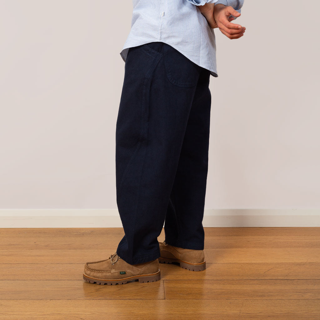 Twisted Trouser - Navy