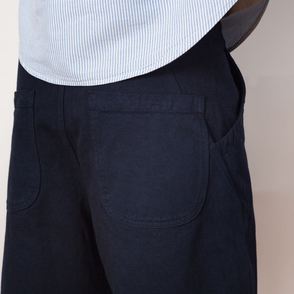 Twisted Trouser - Navy