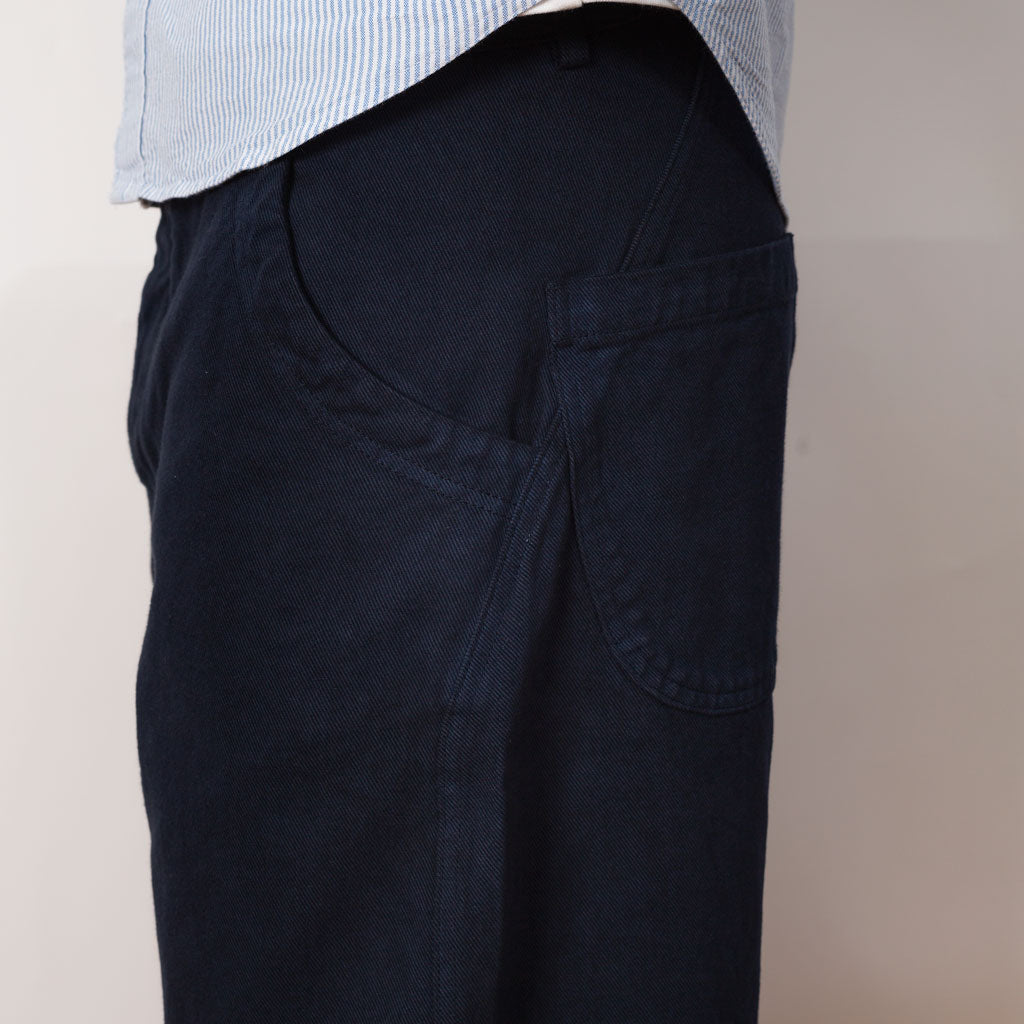 Twisted Trouser - Navy