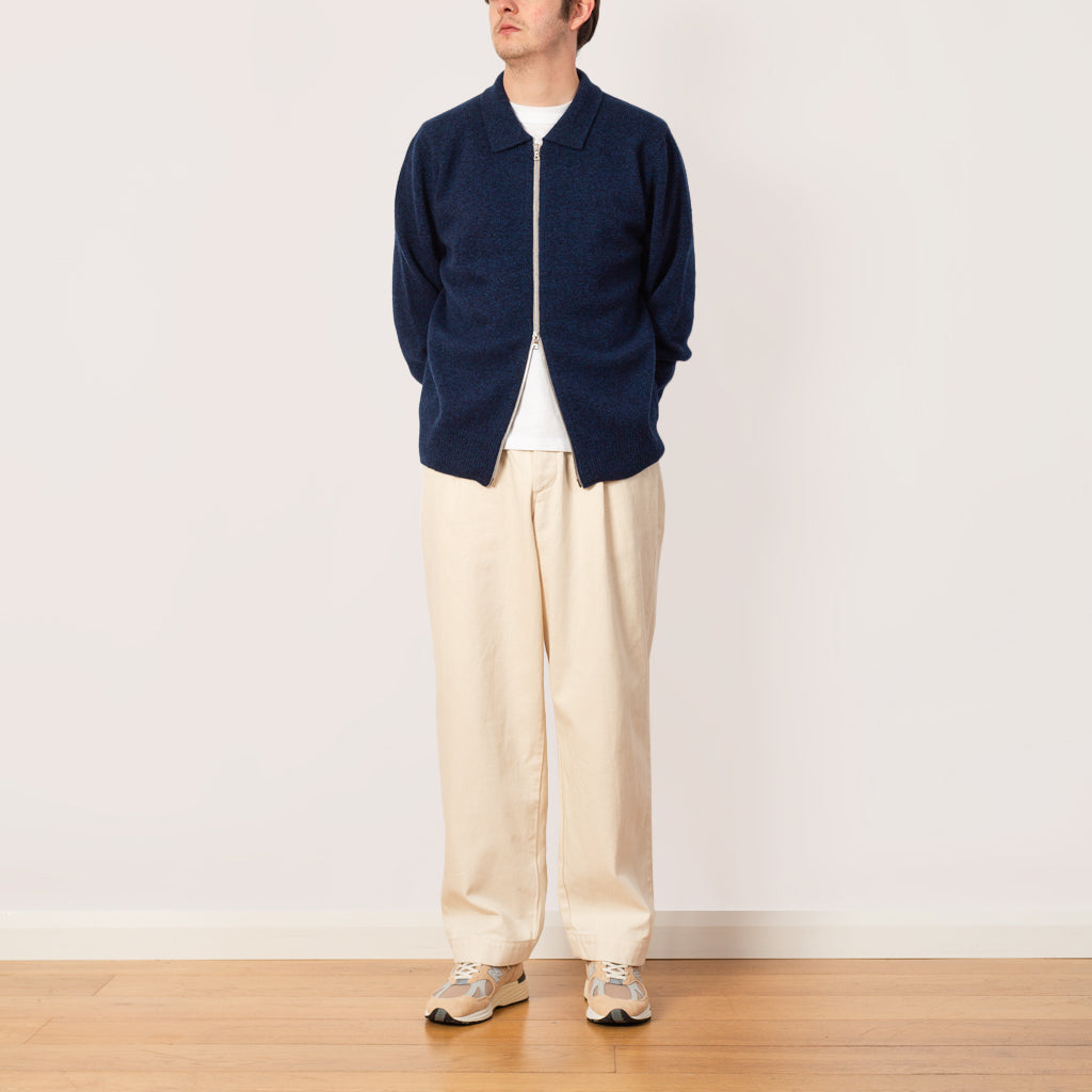 High Pressure Zip Knit - Navy Mix