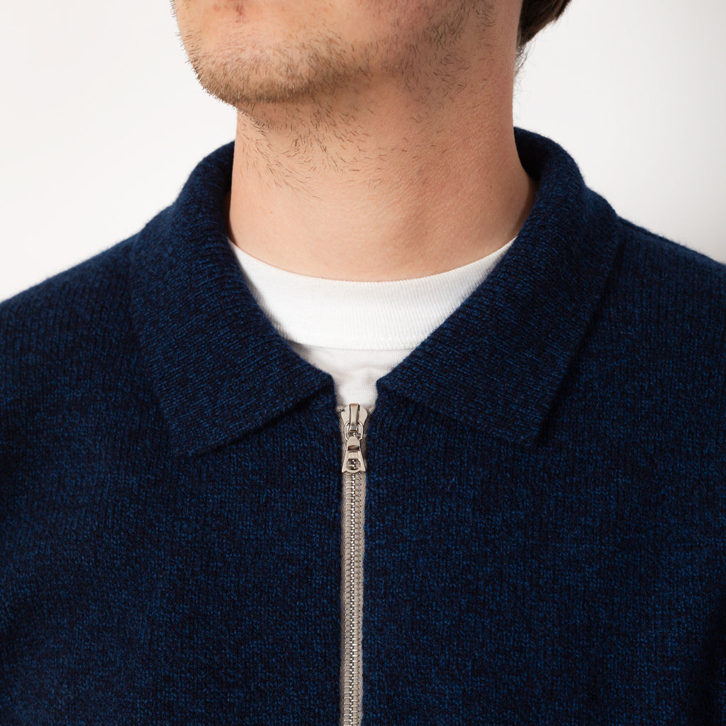 High Pressure Zip Knit - Navy Mix