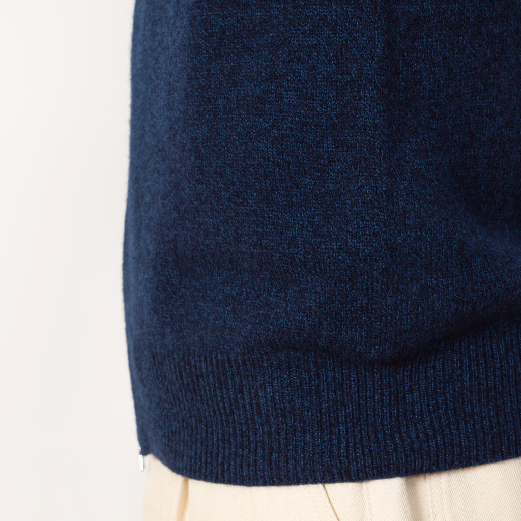 High Pressure Zip Knit - Navy Mix