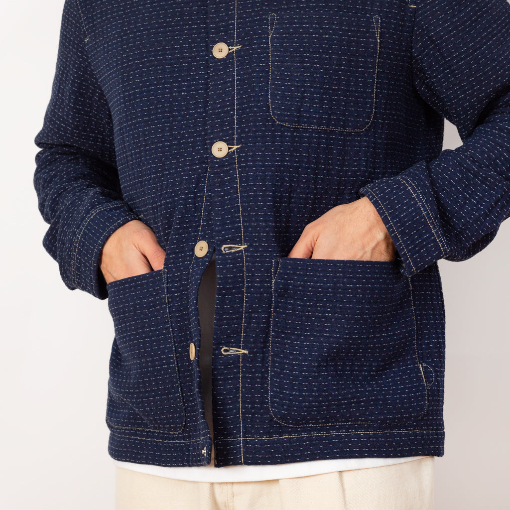 Assembly Jacket - Indigo Floatstitch