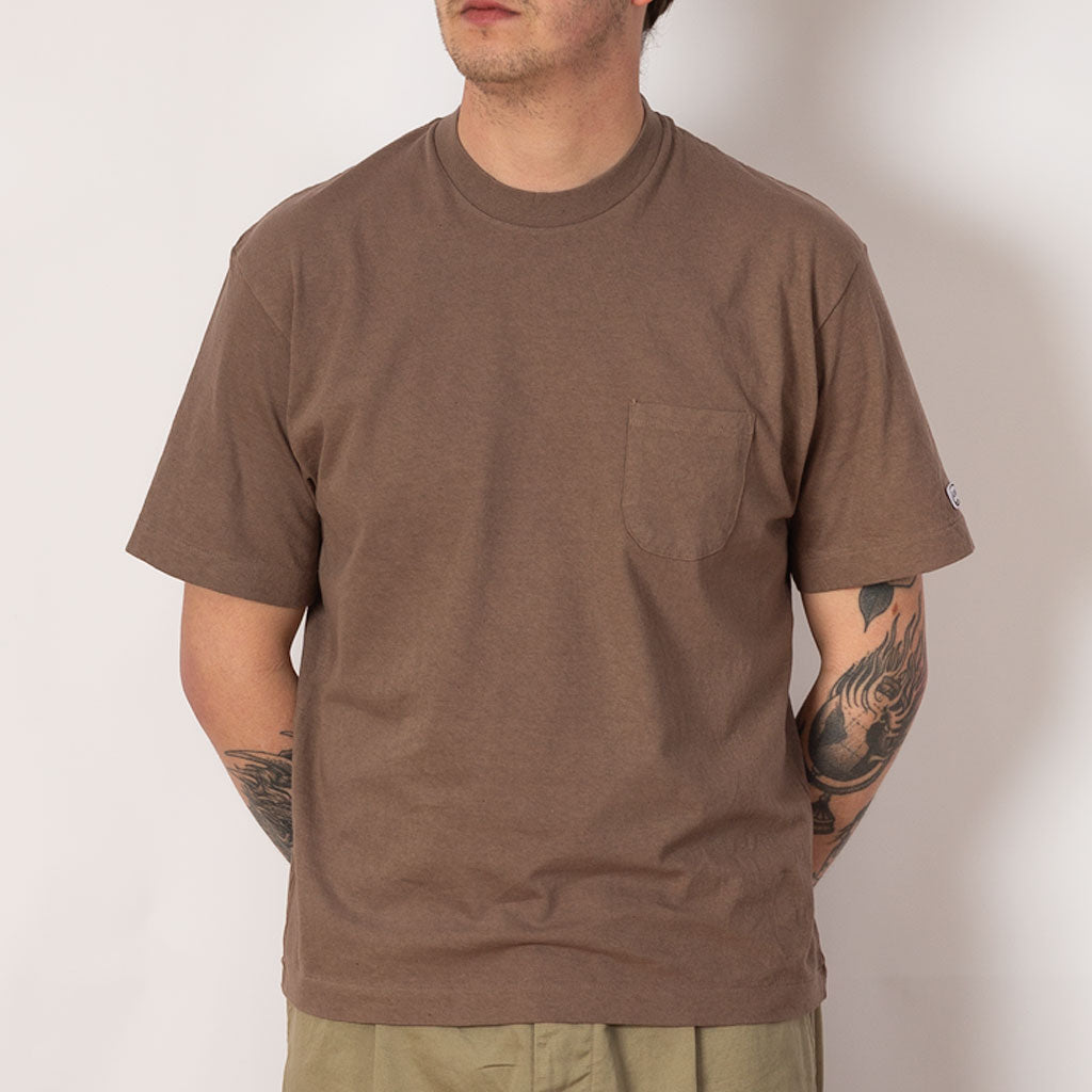 Pocket Tee - Dull Brown