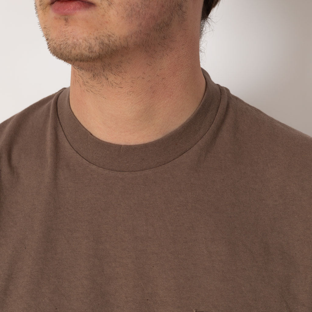 Pocket Tee - Dull Brown