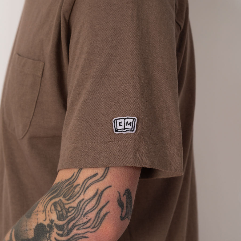 Pocket Tee - Dull Brown