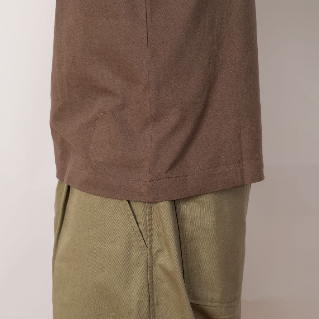 Pocket Tee - Dull Brown