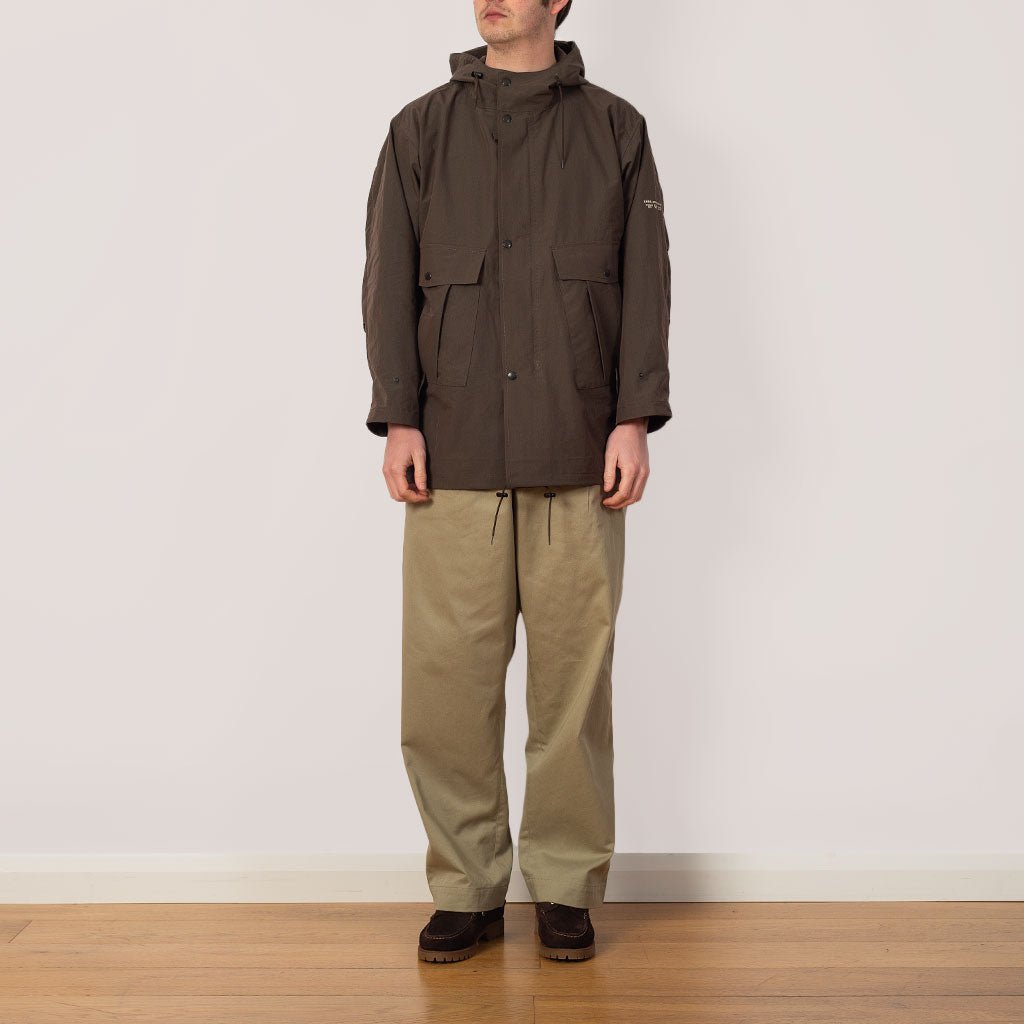 Travel Half Parka - African Black