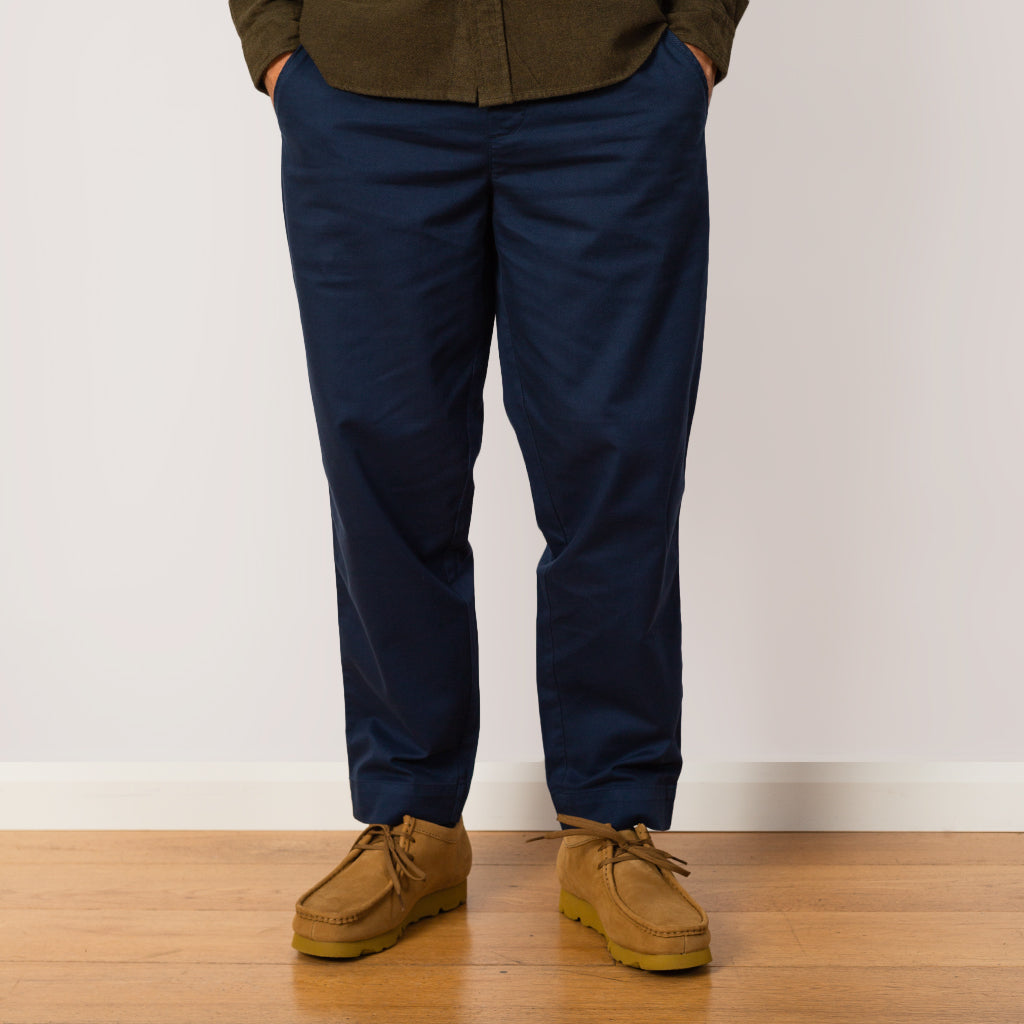 Drawcord Assembly Pants - Navy Twill