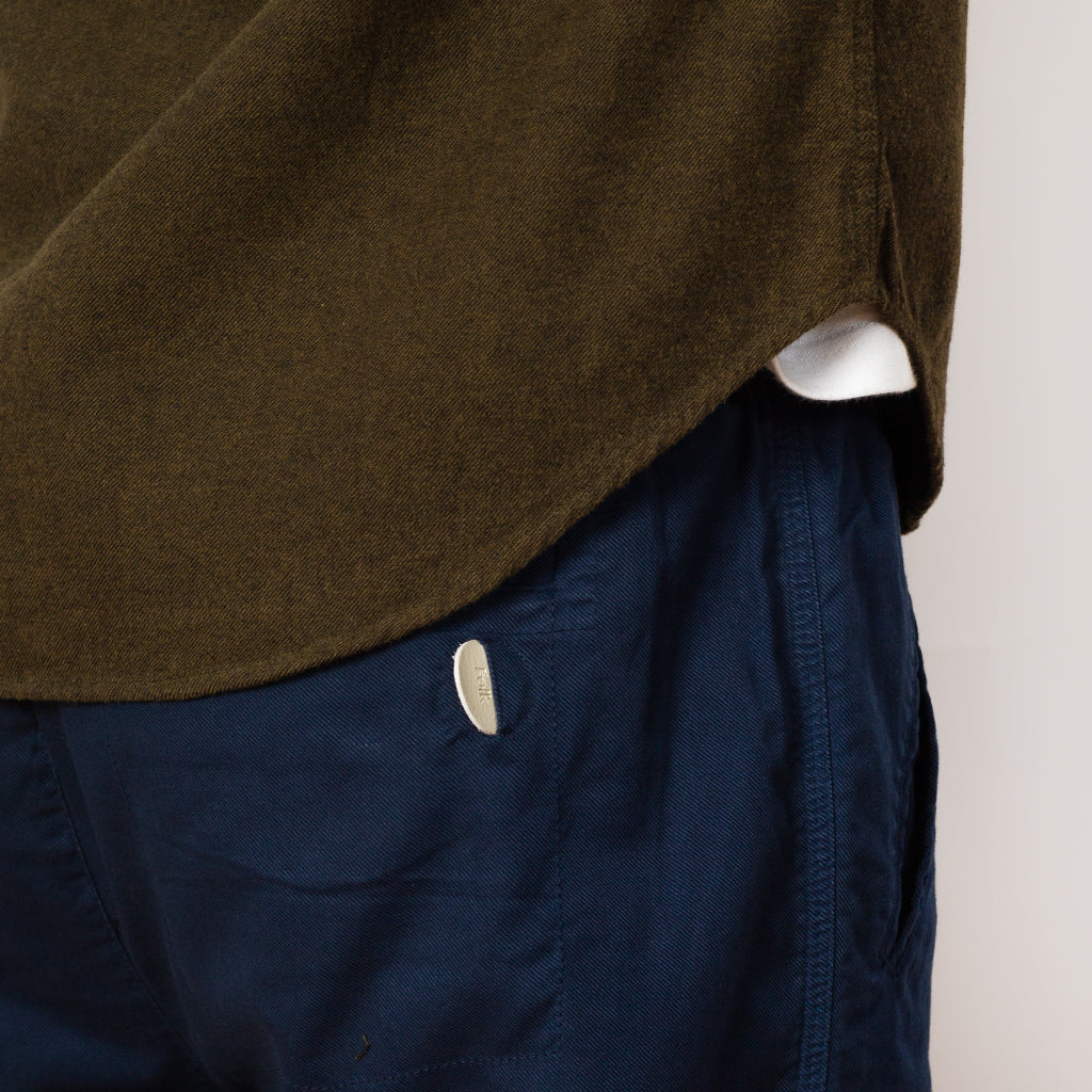 Drawcord Assembly Pants - Navy Twill